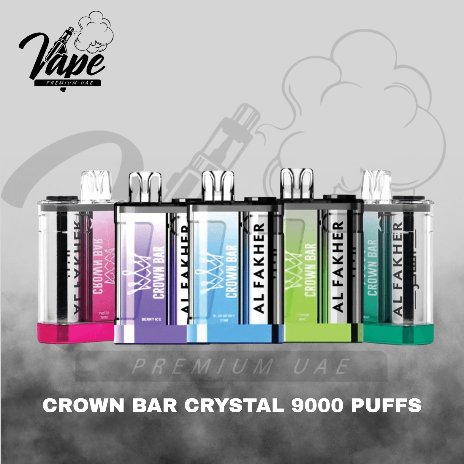 Al Fakher Crown Bar Crystal 9000 Puffs Disposable Vape